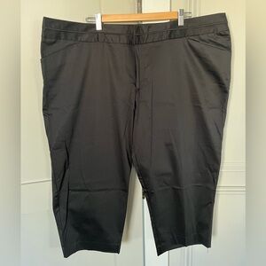 Jones New York Black Dress Pants, Cropped, with Stretch